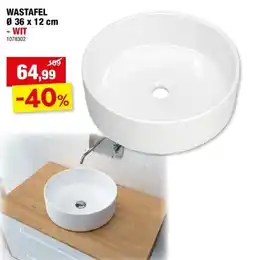 WASTAFEL Ø 36 x 12 cm