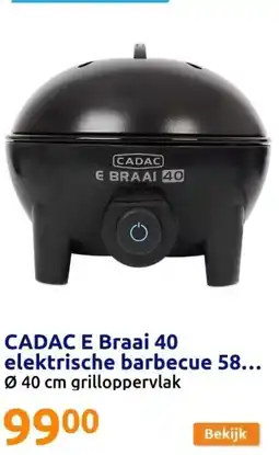 CADAC E Braai 40 elektrische barbecue 5840 - Zwart