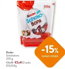 OKay Kinder Schokobons 200 g aanbieding