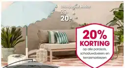 Kwantum Strandparasol Modica aanbieding