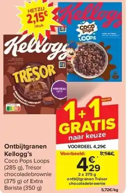 Carrefour Ontbijtgranen Kellogg’s aanbieding