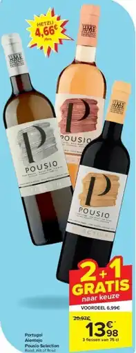 Carrefour Portugal Alentejo Pousio Selection aanbieding