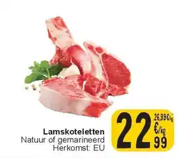 Cora Lamskoteletten aanbieding