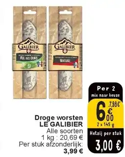 Cora Droge worsten LE GALIBIER aanbieding
