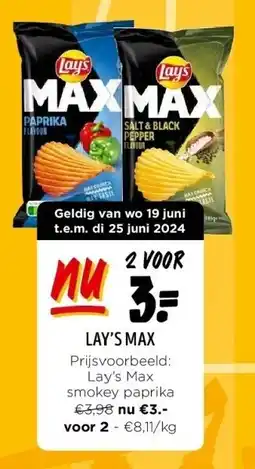 Jumbo LAY’S MAX aanbieding