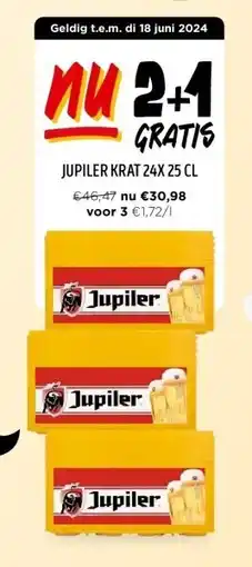 Jumbo JUPILER KRAT 24X 25 CL aanbieding