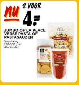 Jumbo JUMBO OF LA PLACE VERSE PASTA OF PASTASAUZEN aanbieding