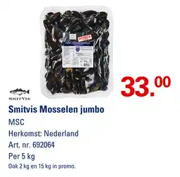 Smitvis Mosselen jumbo