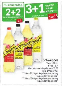 Intermarché Schweppes aanbieding