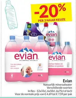 Intermarché Evian aanbieding
