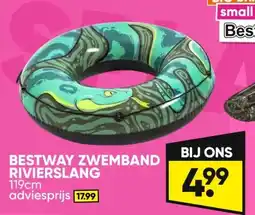 Big Bazar BESTWAY ZWEMBAND RIVIERSLANG aanbieding
