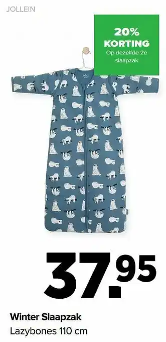 Baby-Dump Winter slaapzak lazybones aanbieding
