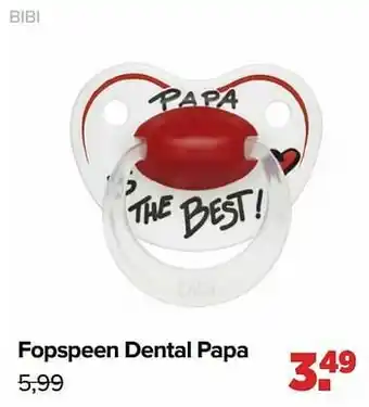Fopspeen dental papa