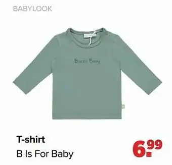 Baby-Dump T-shirt b is for baby aanbieding
