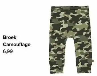 Baby-Dump Broek camouflage aanbieding
