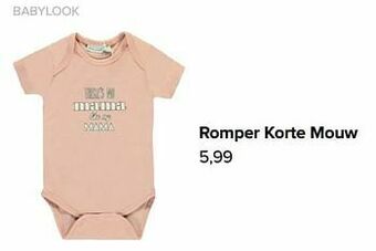 Romper korte mouw