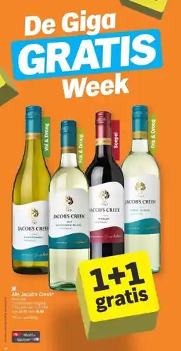 Albert Heijn Alle Jacob's Creek aanbieding