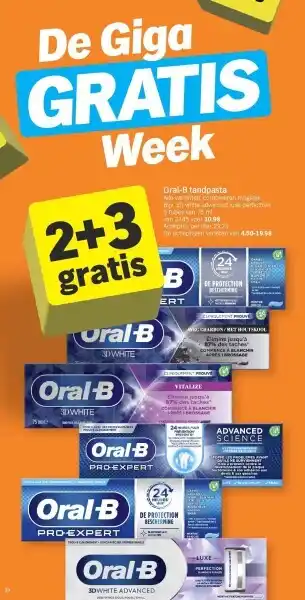 Albert Heijn Oral-B tandpasta aanbieding