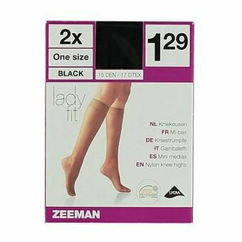 Zeeman Lady Fit kniekousen aanbieding
