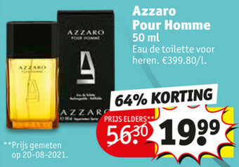 Kruidvat Azzaro Pour Homme 50 ml aanbieding