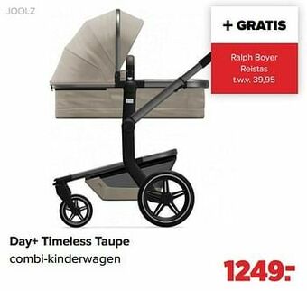 Baby-Dump Day+ timeless taupe combi-kinderwagen aanbieding