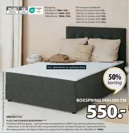 PLUS C40 STORAGE BOXSPRING