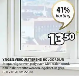 Jysk YNGEN VERDUISTEREND ROLGORDIJN aanbieding