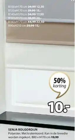 Jysk SENJA ROLGORDIJN aanbieding