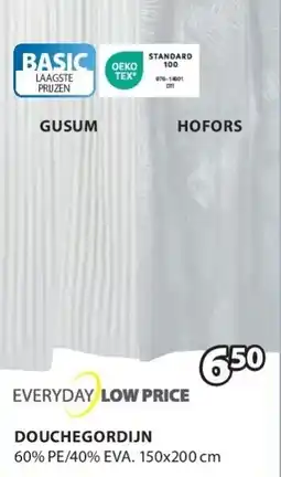 Jysk DOUCHEGORDIJN aanbieding