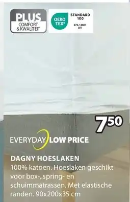 Jysk DAGNY HOESLAKEN aanbieding