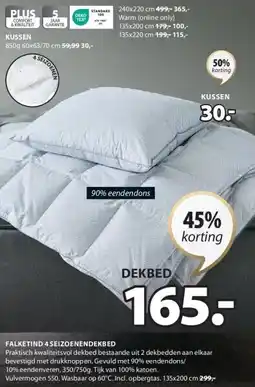 Jysk FALKETIND 4 SEIZOENENDEKBED aanbieding