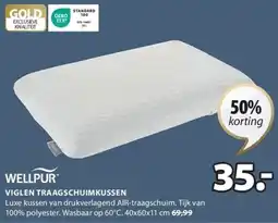 Jysk VIGLEN TRAAGSCHUIMKUSSEN aanbieding