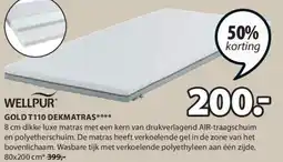 Jysk GOLD T110 DEKMATRAS aanbieding