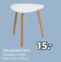 Jysk TAPS BIJZETTAFEL aanbieding