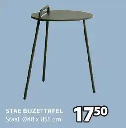 Jysk STAE BIJZETTAFEL aanbieding