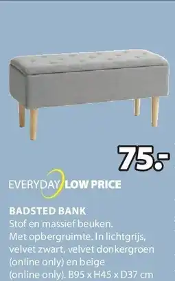 Jysk BADSTED BANK aanbieding