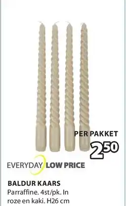 Jysk BALDUR KAARS aanbieding