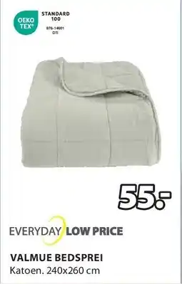 Jysk VALMUE BEDSPREI aanbieding