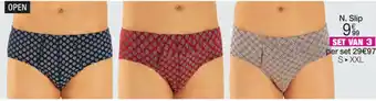 Damart Set ban 3 open slips, bedkrukt jerseytricot, zuiver katoen aanbieding