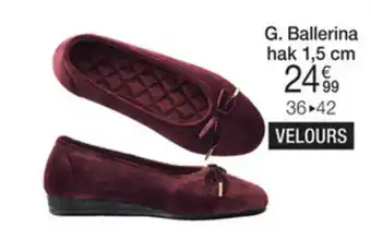 Damart Ballerina hak 1,5 cm aanbieding