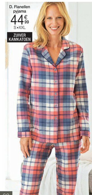 Flanellen pyjama