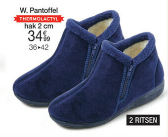 Damart Pantoffel hak 2 cm aanbieding