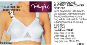 Damart Cceur Croise Playtex, Beha Zonder Beugels aanbieding