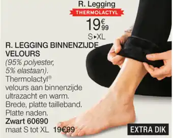 Leggings binnenzijde velours