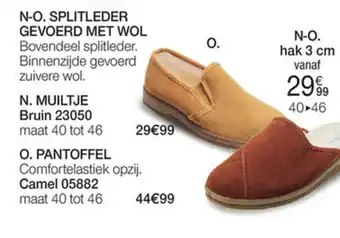 Damart Splitleder gevoerd met wol aanbieding