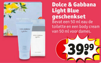Kruidvat Dolce & Gabbana Light Blue geschenkset aanbieding