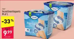 ALDI Tena Incontinentiepants M of L aanbieding