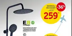 Brico DOUCHEKOLOM MET THERMOSTATISCHE MENGKRAAN KISSY aanbieding