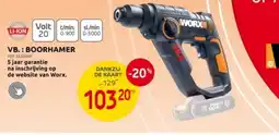 Brico BOORHAMER aanbieding