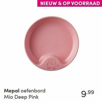 Baby & Tiener Mepal oefenbord mio deep pink aanbieding